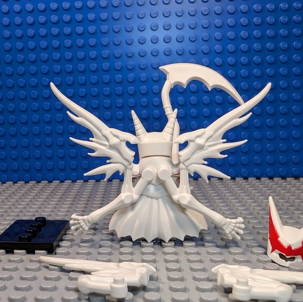Batman- White Hellbat Minifigure Arkham Asylum Action Figure Building Block Toy
